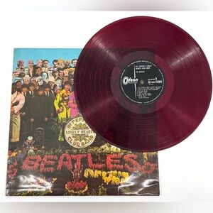 Beatles "Sgt. Peppers Lonely Hearts.
1967. Japan. Red Wax
OP-8163. Stereo